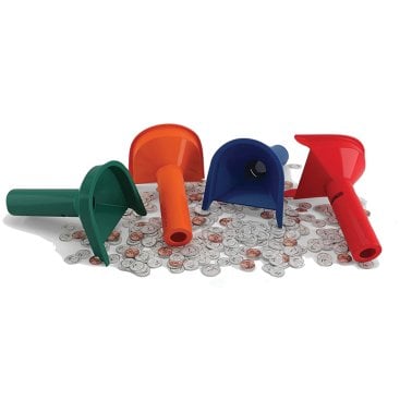 Nadex Coins™ Easy-Wrap 4-Coin Tube Set with Coin Roll Wrappers