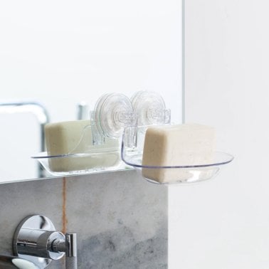 Better Houseware Suction-Cup Soap Holder, Clear