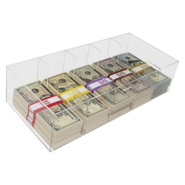 Nadex Coins™ 5-Compartment Currency Tray