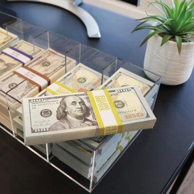 Nadex Coins™ 5-Compartment Currency Tray