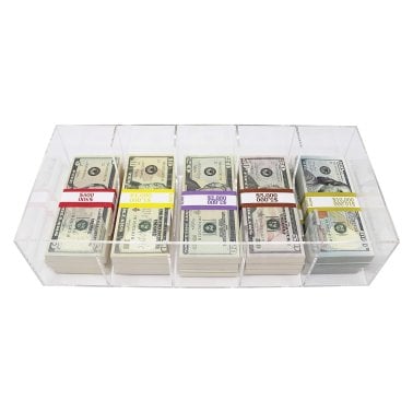 Nadex Coins™ 5-Compartment Currency Tray