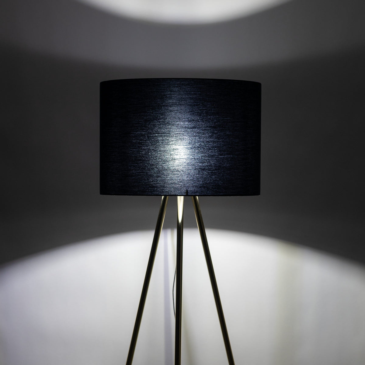 UMBERTO Black Modern  Floor Lamp  (Clearance)