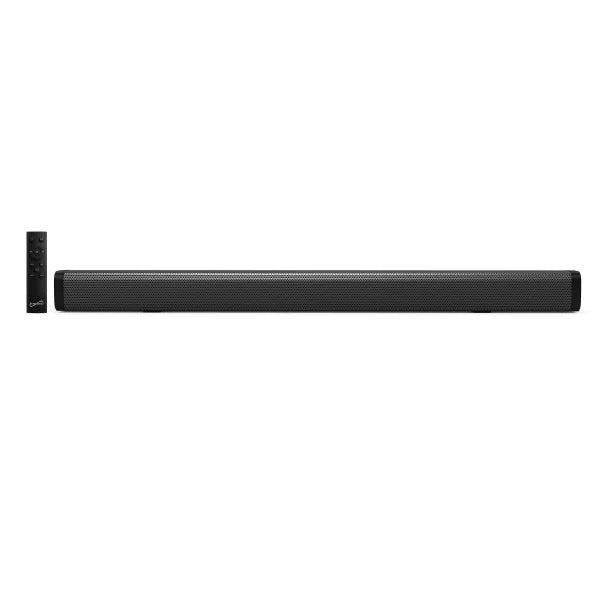 Supersonic® Bluetooth® 2.0-Channel 30-In. Low-Profile Sound Bar with Remote, SC-1420SB, Black