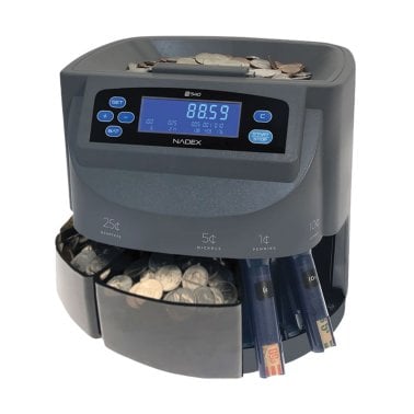 Nadex Coins™ S540 Coin Counting Sorter and Coin Roll Wrapper