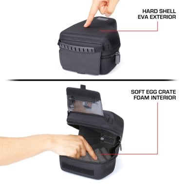 USA Gear® Quick-Access DSLR Hard-Shell Camera/Zoom Lens Case, Black