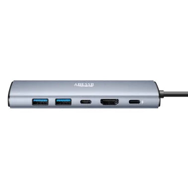 Adesso® CyberHub 4035 6-in-1 USB-C® Multiport Docking Station