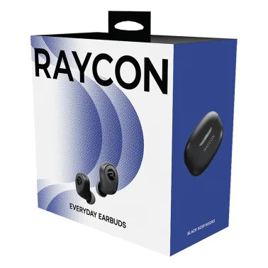 Raycon® The Everyday Bluetooth® Earbuds, True Wireless with Charging Case and Microphone, Noise Canceling (Carbon Black)