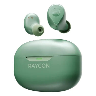 Raycon® The Everyday Bluetooth® Earbuds, True Wireless with Charging Case and Microphone, Noise Canceling (Forest Green)