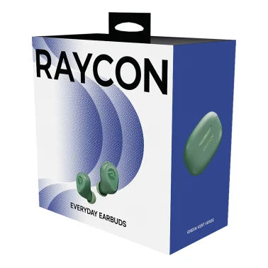 Raycon® The Everyday Bluetooth® Earbuds, True Wireless with Charging Case and Microphone, Noise Canceling (Forest Green)