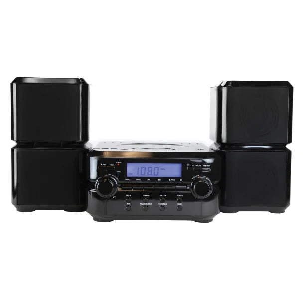 Emerson® Bluetooth® CD/AM/FM/Alarm Clock Microsystem, Black, ES-4001