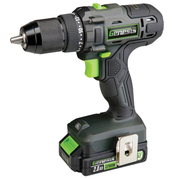 Genesis™ 20-Volt Cordless Li-Ion 2-Speed 1/2-In. Drill Driver, GLCD2012B