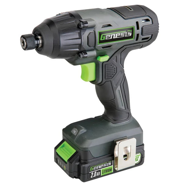 Genesis™ 20-Volt Cordless Li-Ion 1/4-In. Collet Impact Driver, GLID20B