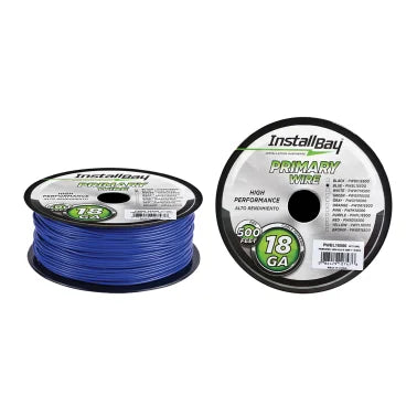 Install Bay® 18-Gauge All-Copper Primary Wire, 500 Ft. (Blue)