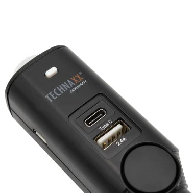 Technaxx® Pro TX-168 Rechargeable Universal Car Alarm with Siren and Remote