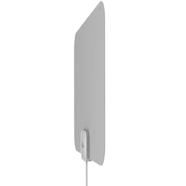 Mohu Leaf Ultra-Thin Indoor TV Antenna, Warm Grey Design, 40-Mile Range, UHF VHF Multi-Directional, 4K 8K UHD NEXTGEN TV - with 12-Ft. Cable