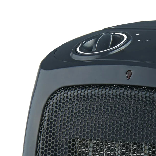 Brentwood® Kool Zone H-C1601 1,500-Watt-Max Portable Ceramic Space Heater and Fan, Black