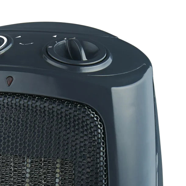 Brentwood® Kool Zone H-C1601 1,500-Watt-Max Portable Ceramic Space Heater and Fan, Black