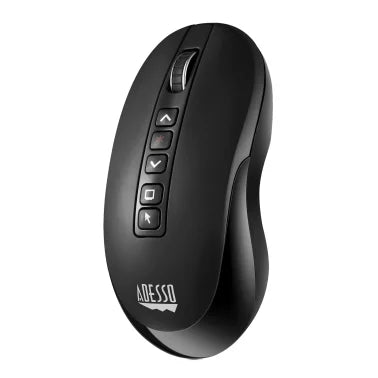 Adesso® iMouse® P40 Wireless Multifunctional Presenter Air Mouse, 2.4 GHz, Black