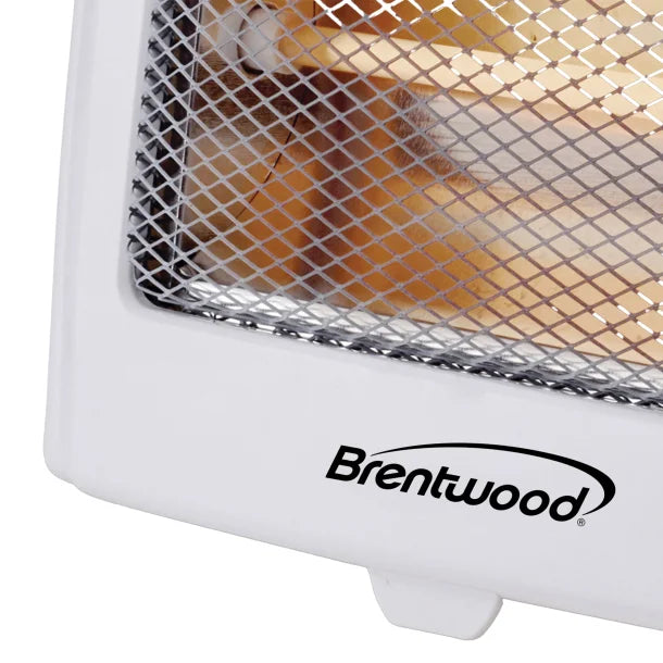 Brentwood® Kool Zone H-Q 801W 800-Watt-Max Portable Quartz Space Heater, White