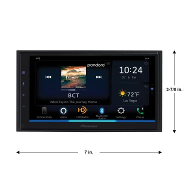 Pioneer® DMH-WC5700NEX 6.8-In. Modular Car Stereo Head Unit with Bluetooth®, Alexa® Built-in, and Apple CarPlay®/Android Auto™