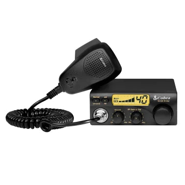 Cobra® 40-Channel Compact CB Radio with Microphone, Black, 19 DX IV