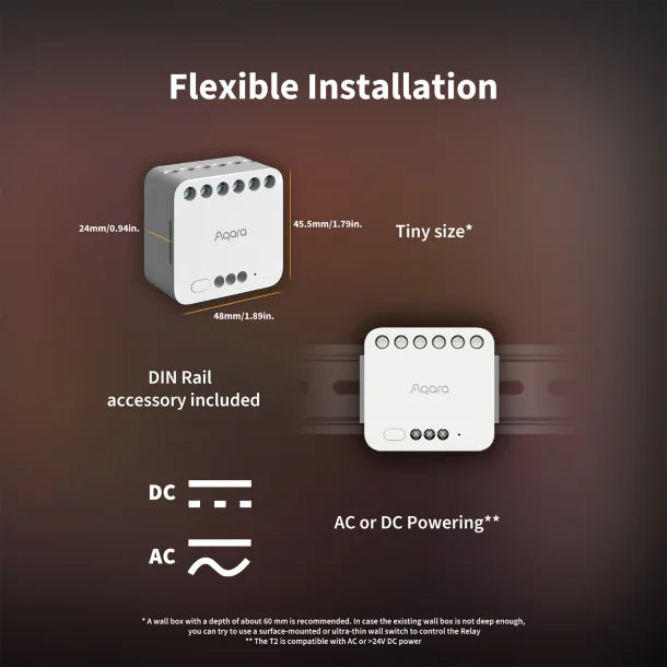 Aqara® Dual Relay Module T2