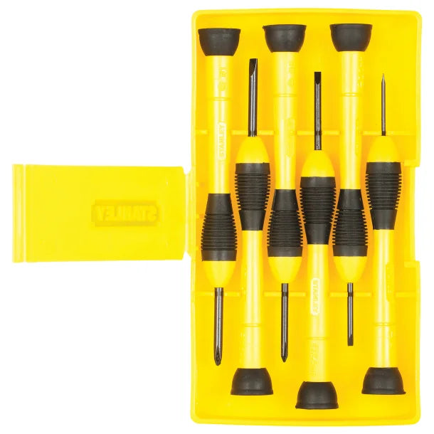 STANLEY® 6-Piece Precision Screwdriver Set with Storage Case, 66-052