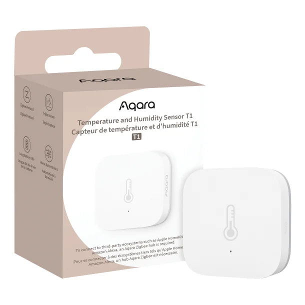 Aqara® Smart Temperature and Humidity Sensor T1, White