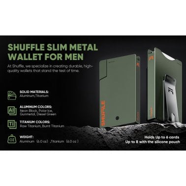 Shuffle® Card Wallet 1.0 (Diesel Green)