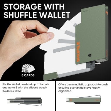 Shuffle® Card Wallet 1.0 (Diesel Green)