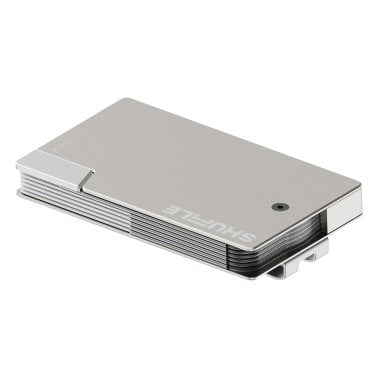 Shuffle® Card Wallet 1.0 (Raw Titanium)