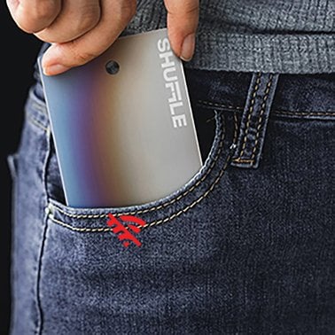 Shuffle® Card Wallet 1.0 (Burnt Titanium)