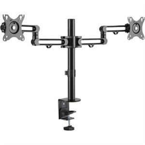 Tripp Lite by Eaton DDR1327SDFC-1 Clamp Mount for Monitor, Flat Panel Display, HDTV - Black 