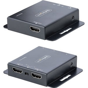 4K HDMI Extender over CAT6/CAT5 Ethernet Cable, 4K 30Hz or 1080p 60Hz Video Extender, HDMI Transmitter and Receiver Kit 