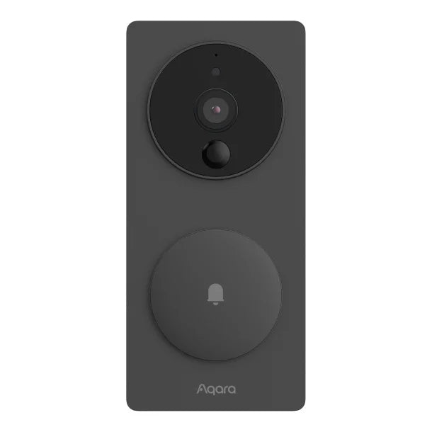 Aqara® Wi-Fi® 1080p Full HD AI Smart Video Doorbell G4 with Chime Repeater, Black