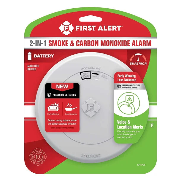 First Alert® SM210M Sealed 10-Year-Battery Micro Smoke Alarm