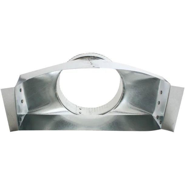 Deflecto® Galvanized Rectangular to Round Transition (6 In.)