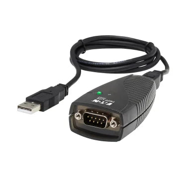 Tripp Lite® by Eaton® Keyspan USB-A Male to DB9 RS232 Male Serial Adapter, 3 Ft., Black, USA-19HS