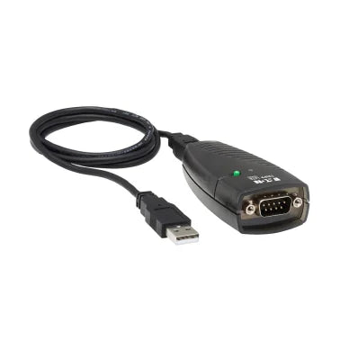 Tripp Lite® by Eaton® Keyspan USB-A Male to DB9 RS232 Male Serial Adapter, 3 Ft., Black, USA-19HS