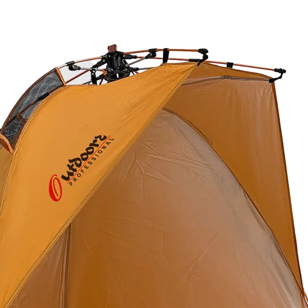 Outdoors Professional Beach Automatic Pop-up Sun Shelter (Orange)