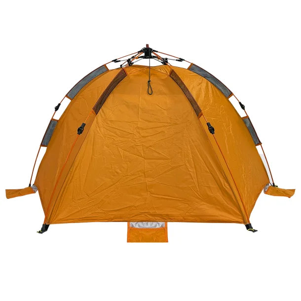 Outdoors Professional Beach Automatic Pop-up Sun Shelter (Orange)