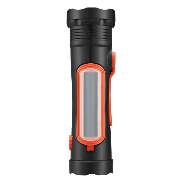 Azpen® 8-in-1 Emergency LED Flashlight with AM/FM Weather Radio and SOS Alarm, AFR200 (Orange)