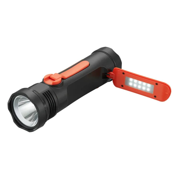 Azpen® 8-in-1 Emergency LED Flashlight with AM/FM Weather Radio and SOS Alarm, AFR200 (Orange)