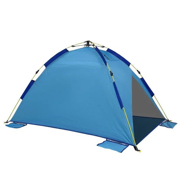 Outdoors Professional Beach Cool Pop-up Sun Shelter (Blue)