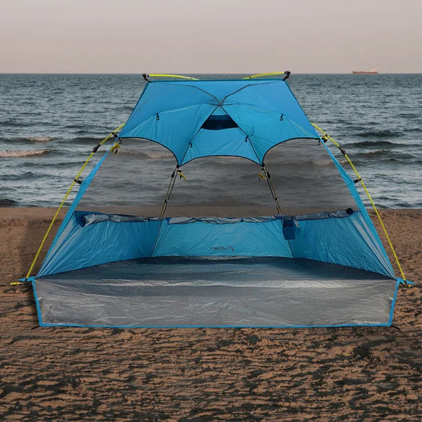 Outdoors Professional Beach Sun Pop-up Shelter (Blue)