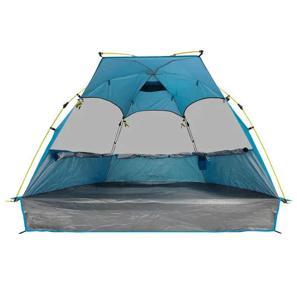 Outdoors Professional Beach Sun Pop-up Shelter (Blue)