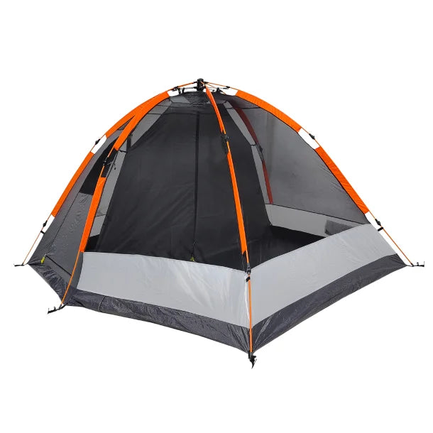 Outdoors Professional Happy Home 6-Person Pop-up Dome Camping Tent, Gray