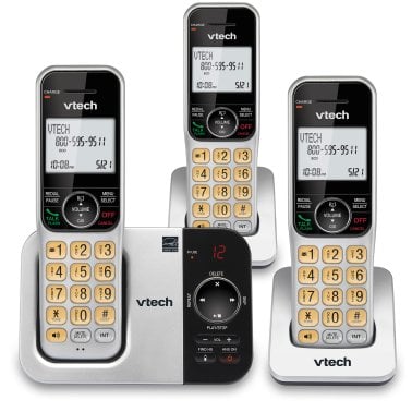 VTech® 3-Handset Corded Cordless DECT 6.0 Phone Combo with Answering System