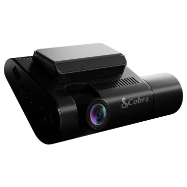 Cobra® SC 220C Front 1440p and Interior 1080p Smart Dash Cam with GPS, Wi-Fi®, and microSD™ Card