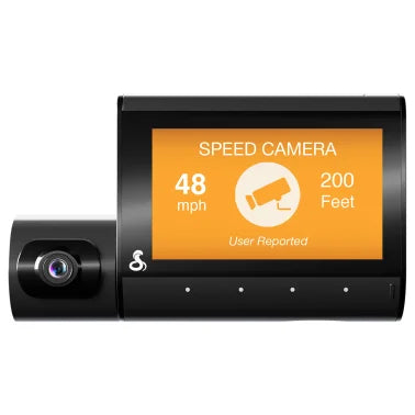 Cobra® SC 220C Front 1440p and Interior 1080p Smart Dash Cam with GPS, Wi-Fi®, and microSD™ Card